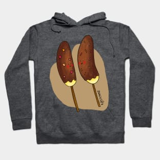 A pair of Choco Banana Hoodie